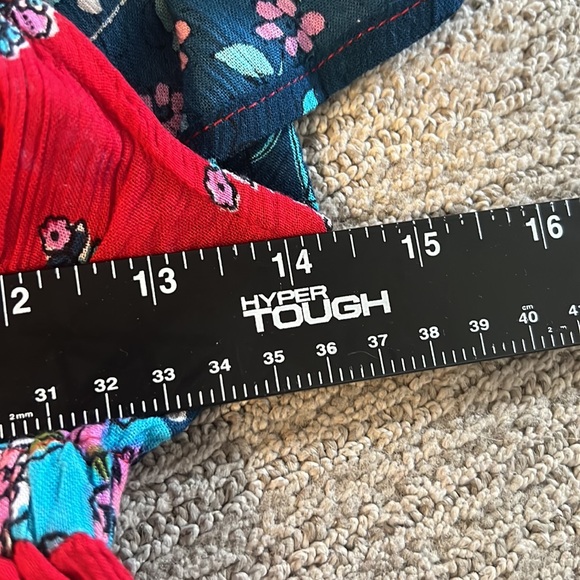 Patrons of Peace women’s off shoulder tiered maxi dress SZ XS - Picture 8 of 10